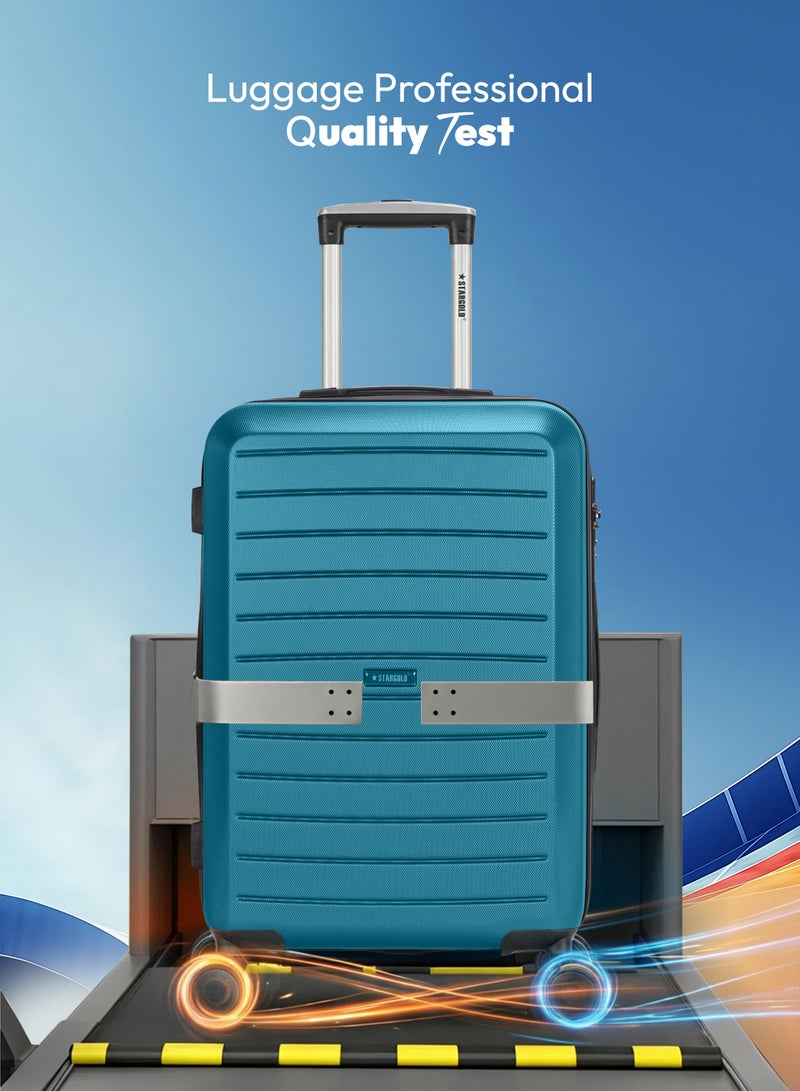 ستارجولد مجموعة حقائب سفر مكونة من 3 قطع من حقائب أمتعة السفر ذات الجانب الصلب من مادة ABS - Image 3